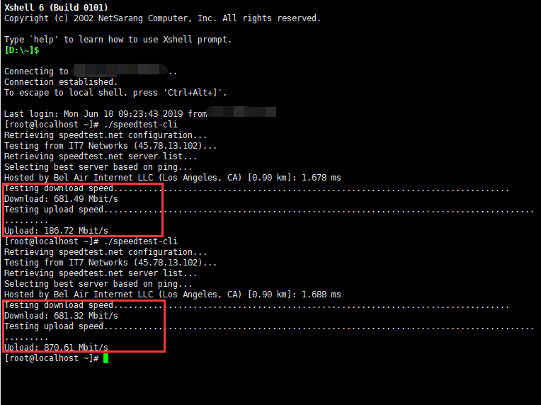 CentOS 7使用SpeedTest实现网络测速-CALONYE.COM