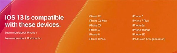 IOS13支持哪些机型 iOS13支持机型一览-CALONYE.COM